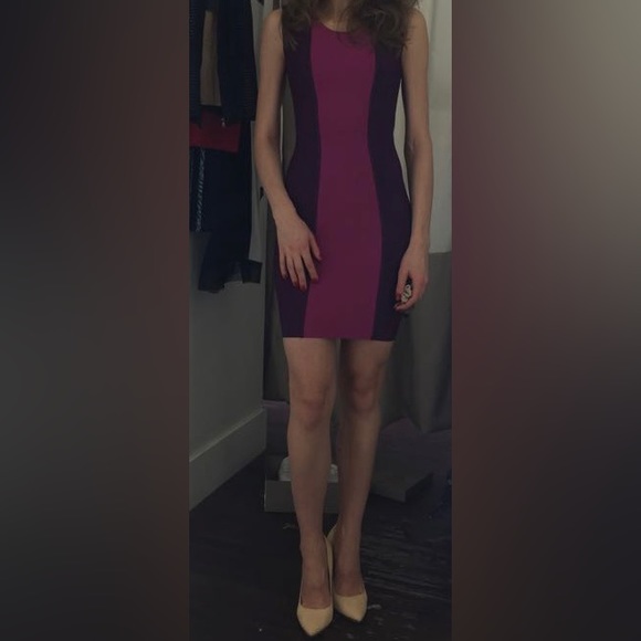 BCBG tight knit bandage dress with zipper - Picture 4 of 4